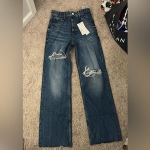 BRAND NEW WITH TAGS ZARA WIDE LEG JEANS